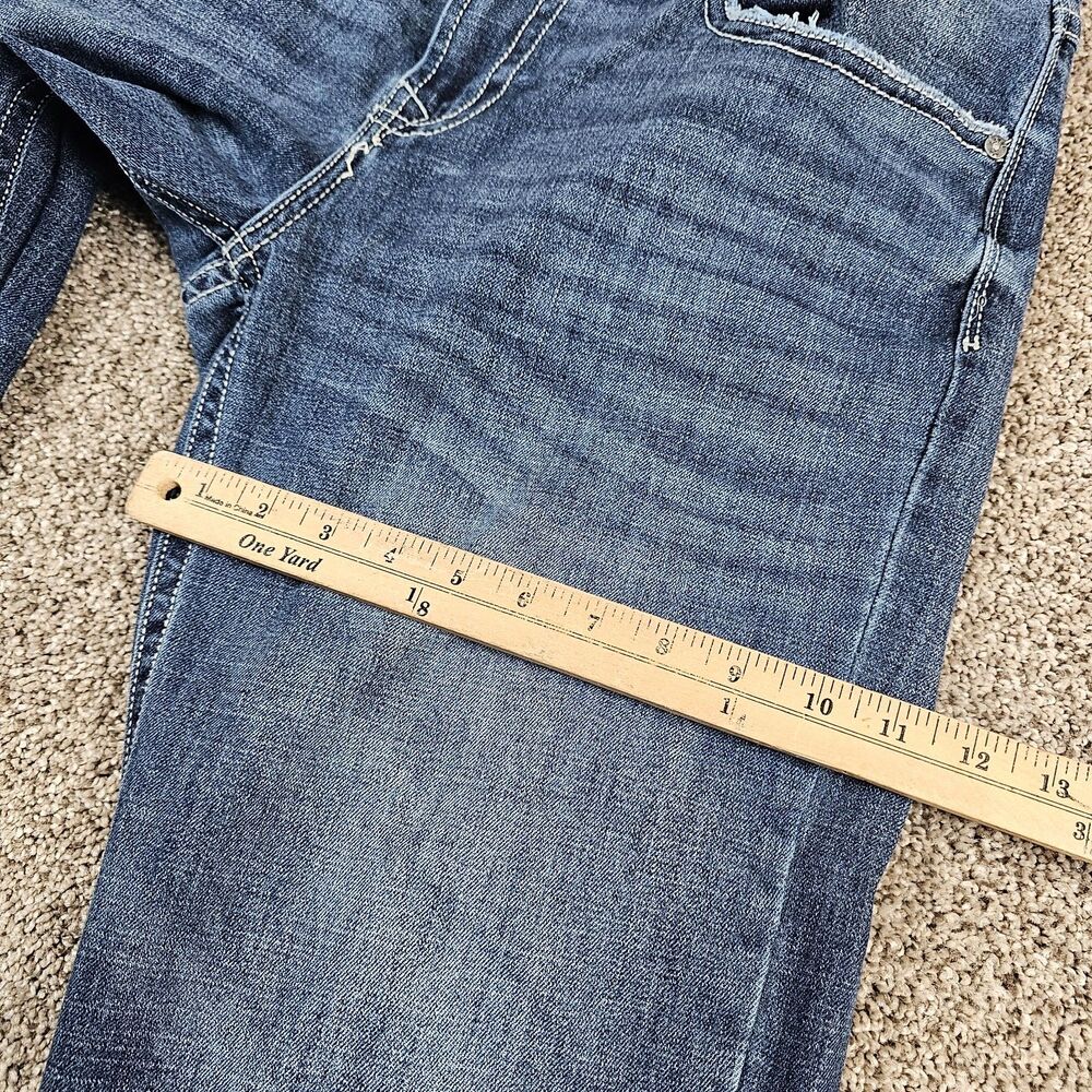 TK Axel Jeans Mens 37x31 Blue Slim Bootcut Cowboy Western Distressed Workwear - Picture 11 of 14